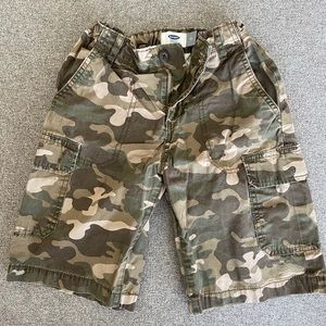 Boys Cargo Shorts Camo